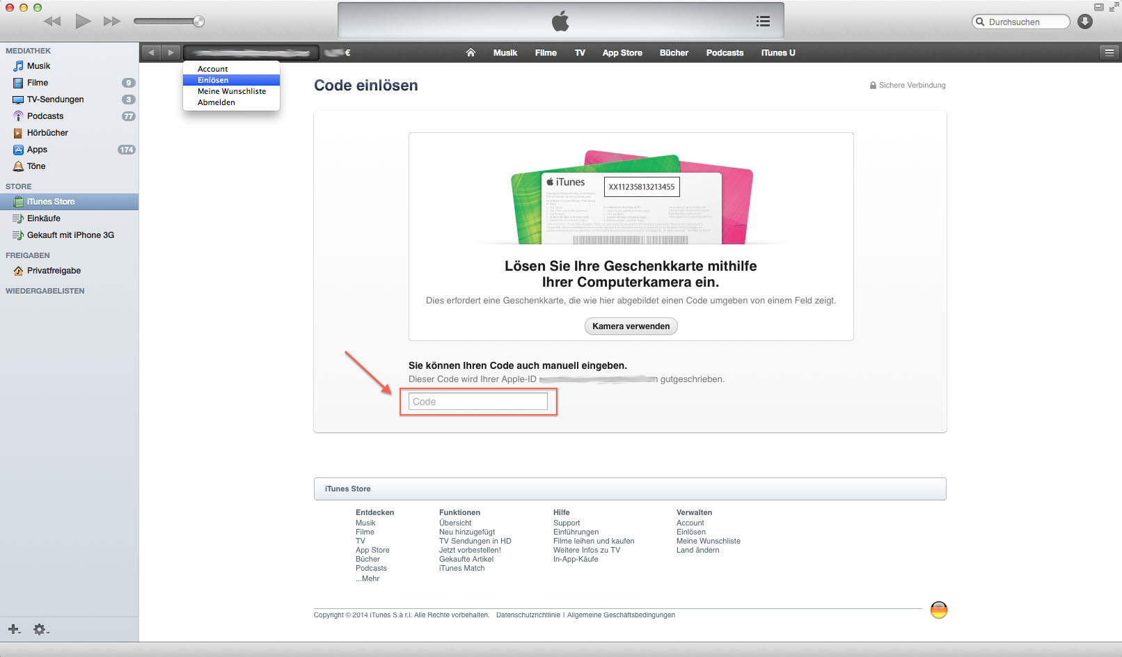 Itunes Karte Code Gratis Deutsch