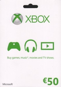 XBOX 50€ Karte xbox-gift-card-50-euro