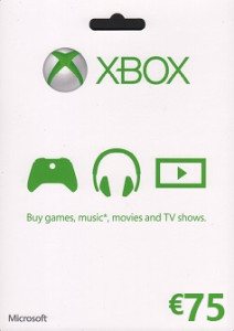 XBOX 75€ Karte xbox-gift-card-75-euro